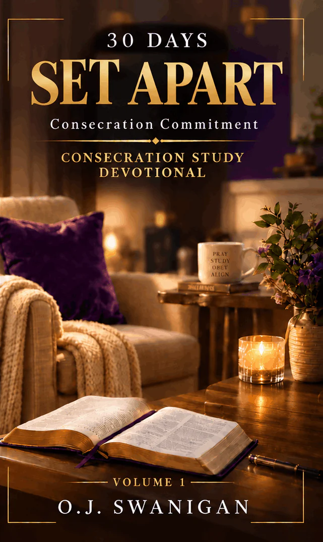 Cover of 30 Days Set Apart: A Consecration Study Devotional, Volume 1 by O.J. Swanigan