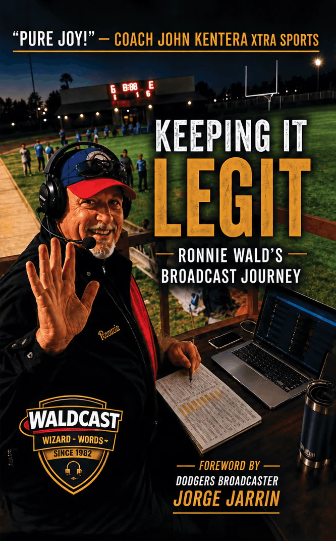 Cover of Keeping It Legit: Ronnie Wald’s Broadcast Journey by Ronnie Wald